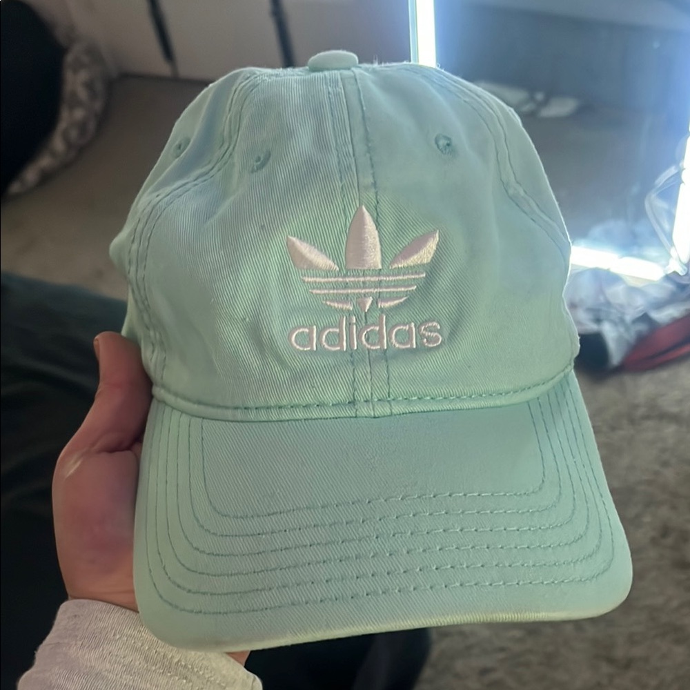 Adidas - Mint Trefoil Logo Hat/ NWOT